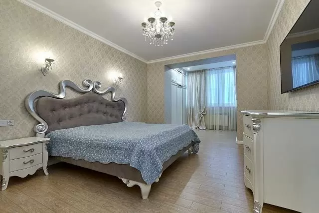 натяжные потолки Vitlau в спальне