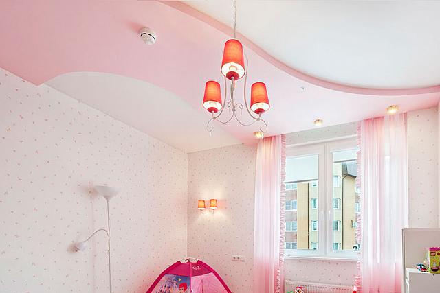 розовая детская комната для девочки