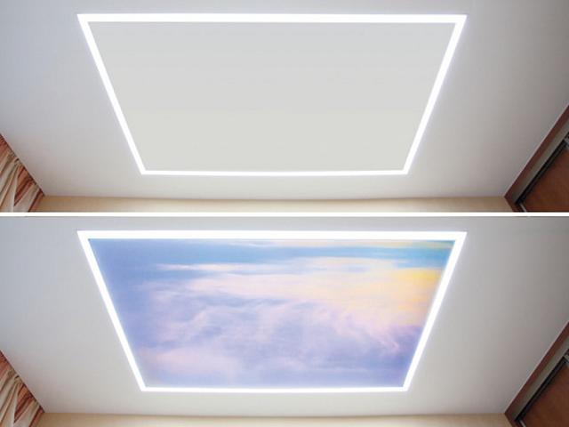 натяжной потолок double vision